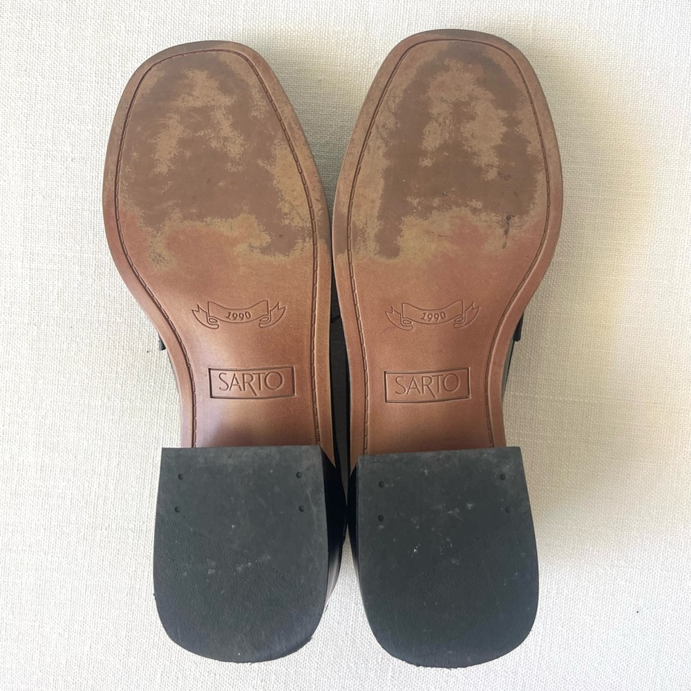 Like new Franco Sarto Gene CUT OUT Heeled Loafer Oxfords 🖤 - Picture 4 of 6